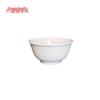 Jingqingfu 5-inch White Melamine Striped Bowl