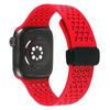 Magnetický sportovní silikonový řemínek pro Apple Watch 49mm 45mm 44mm 41mm 40mm 42mm 38mm gumička pro IWatch Series 9 8 7 6 5 4 Se Ultra 2
