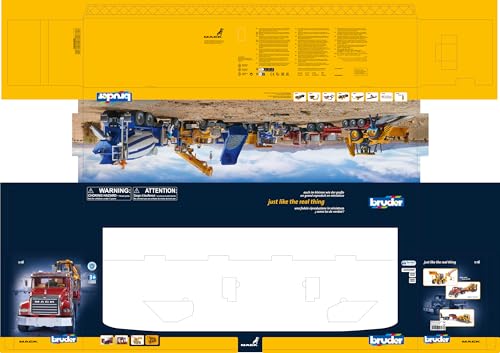 Bruder MACK Truck & JCB 4CX Backhoe Loader BR02813