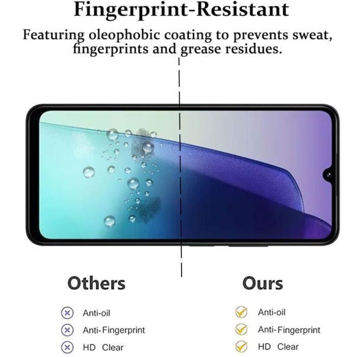 Verre Trempé - E.F.CONNECTION - Xiaomi Redmi 14C - Lot de 4 - Ultra Fin - Anti-Rayures
