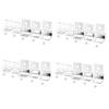 Aquarium Glass Cover Bracket Divider Aquarium Divider Support Fish TankGlass Cover Clip Stainless Steel for Aquarium Pond
