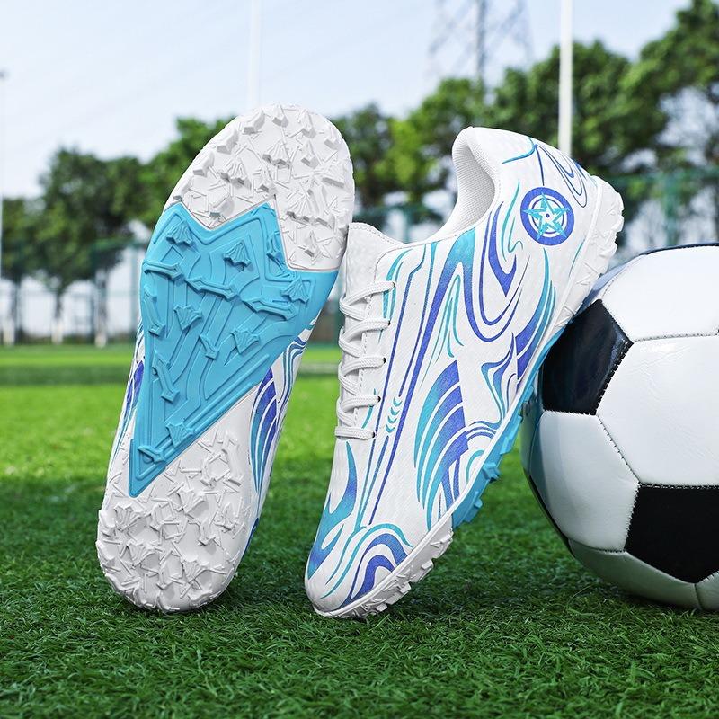 Non Slip Cleats Low Top Professional Kids Youth Football Training Sports Shoes