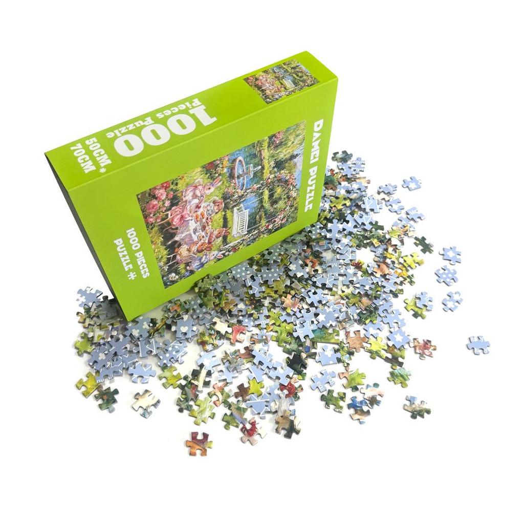 Custom Thickened Frosted Jigsaw Puzzles - 100/500/1000 Pieces