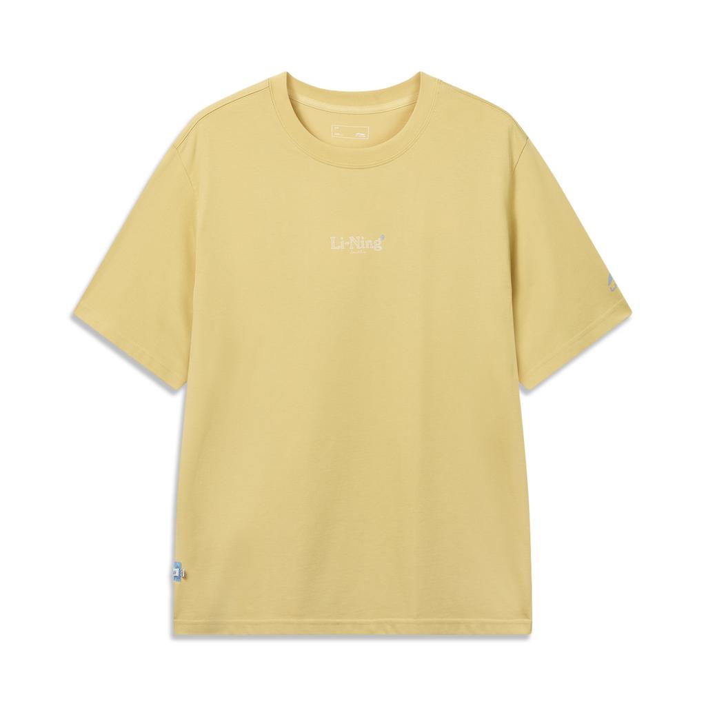 Li-Ning Color Block Comfortable Casual Short Sleeve T-Shirt Unisex tops AHSW643-1