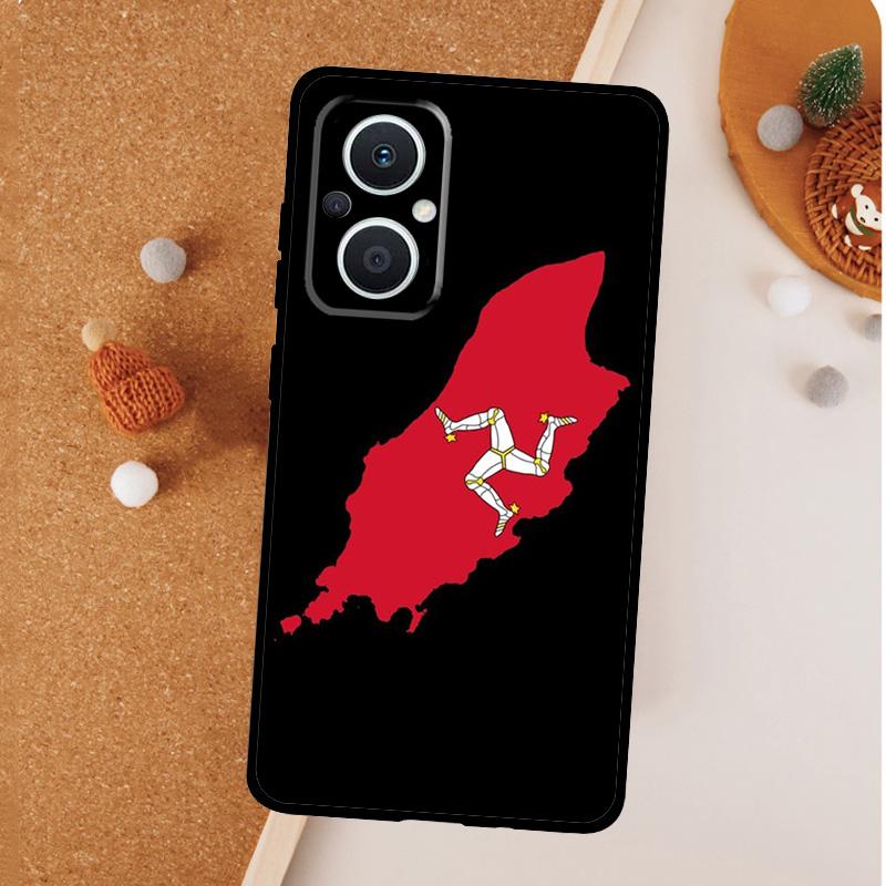 Isle of Man Coat of Arms Case For OPPO Reno 13F 12F 11F 8T 7 8 10 11 12 13 Pro OPPO Find X8 Pro X6 X3 X5 Lite Cover