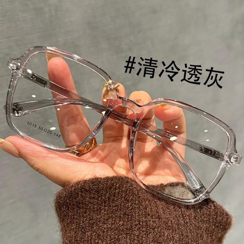 Big Frame Anti-UV Blue Rays Glasses Fashion Vision Care Ultra-light Myopia Glasses Frame PC Eyeglasses Women blue light blocking