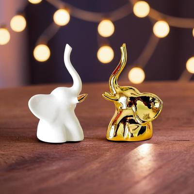 Elephant Show Pieces for Home Decor Living Room Decorative Items | Cute Showpieces Gift Item for Decoration