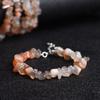 Adjustable Raw Crystal Stone Bracelet - Fresh, Irregular Chip Style Fashion Jewelry