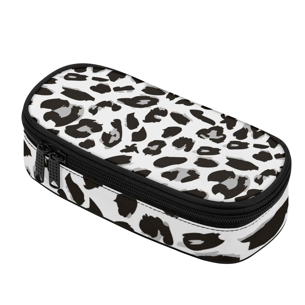 Pen Case 300D Polyester Spacious Storage Zip Around Closure with Main Compartment Mesh Pocket and Pen Slots for Student Stationery