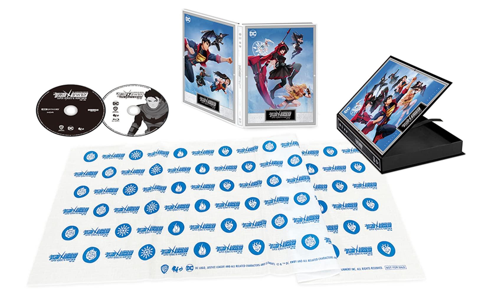 

Justice League x Super Heroes Hunters Part 1 4K UHD Set Press Limited ULTRA HD RWBY & & Blu-ray (2-Disc Set) (First Edition) [4K + Blu-ray]