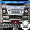 For Subaru Legacy Outback 2010-2014 Carbon Fiber Stickers Central Control Gear Shift Knob Box Panel Car Interior Accessories
