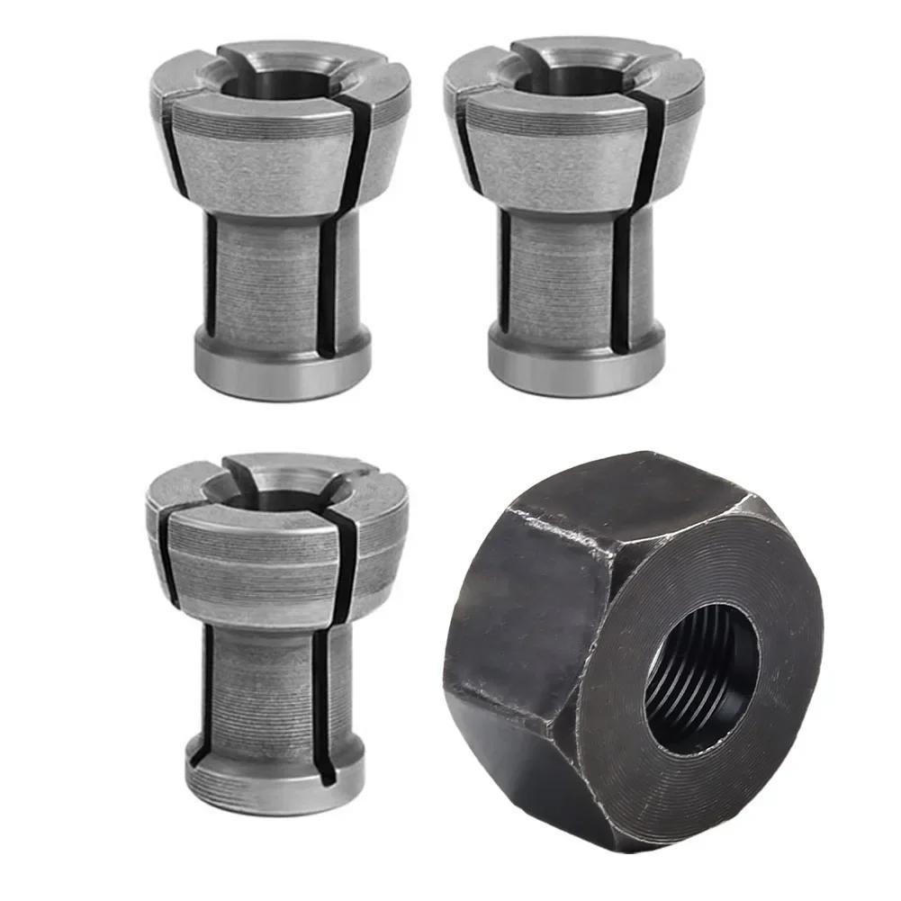 3pcs Engraving Trim Machine Shaft Sleeve Router Bit Woodworking Milling Cutter For Wood Bit Face Mill Carbide Cutter End Mill