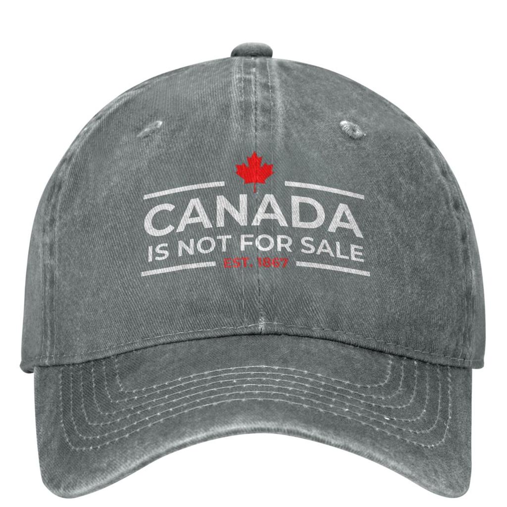 Canada Is Not For Sale  Funny () Baseball Cap Vintage Women Unisex Trucker Hat Sunshade Hunting Camping Baseball Caps Gift