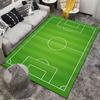 Soccer Field Pattern Carpet Suitable As a Non-slip Mat for the Living Room or Bedroom Sofa