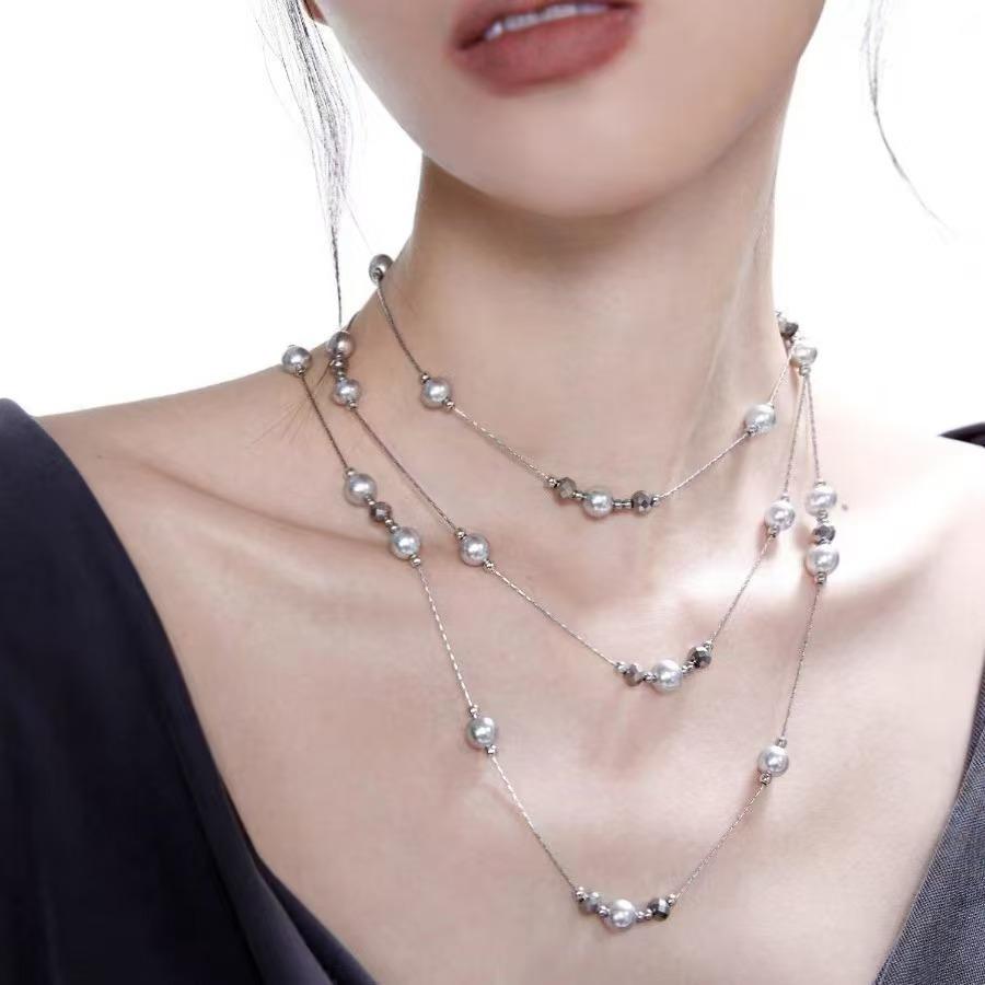 Long Style Niche Light Luxury Collarbone Necklace