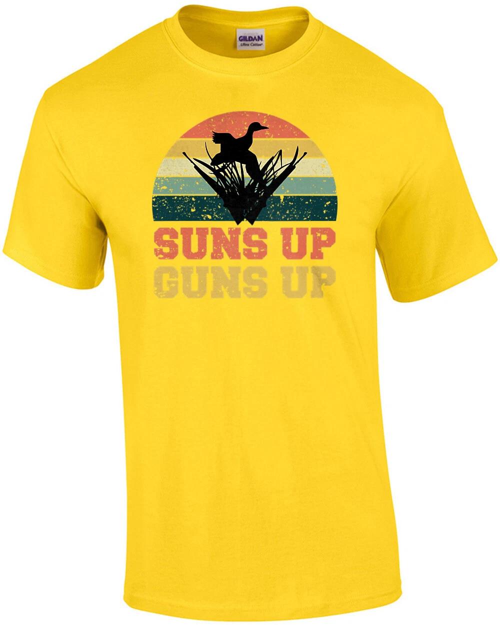 

Suns Up Guns Up Duck Hunter Shirt XL