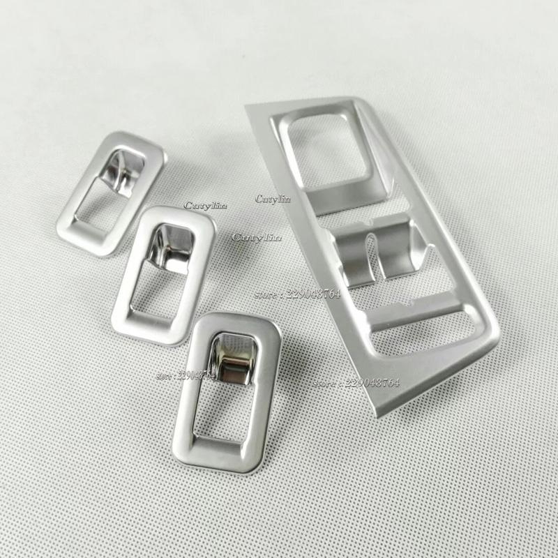 For Volkswagen Touran 2016 2017 2018 Accessories Interior Door Window Switch Cover Trims Sticker Door Window Panel Trim
