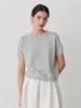 LE STUDIO Round Short Sleeve Knit (Lgy)