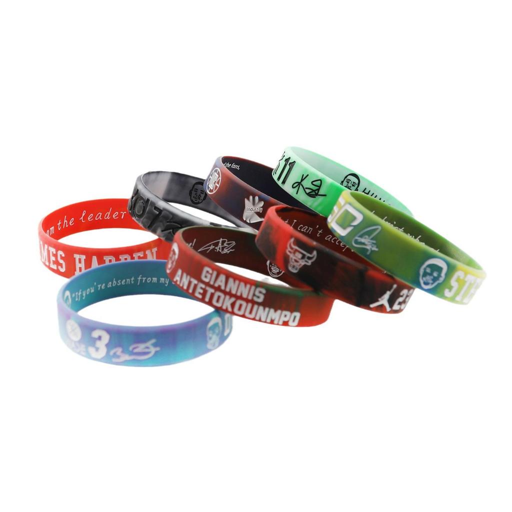 Luminous NBA Star Silicone Wristband: Harden, James, Curry, Irving Motivational Accessory