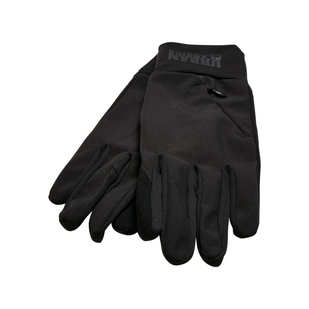 Urban Classics Mens Performance Wide Cuff Logo Gloves