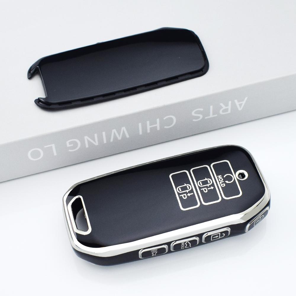 Soft TPU Car Key Cover Case Protection Shell For Kia Sorento MQ4 2020 2021 2022 EV6 K8 V6 Keyless Holder Car Accessories