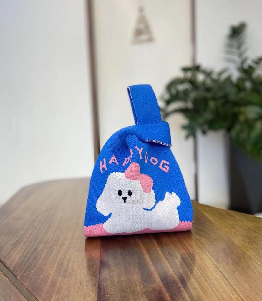 Chic Portable Knitted Handbag - Xiaohongshu Recommended Cute Style