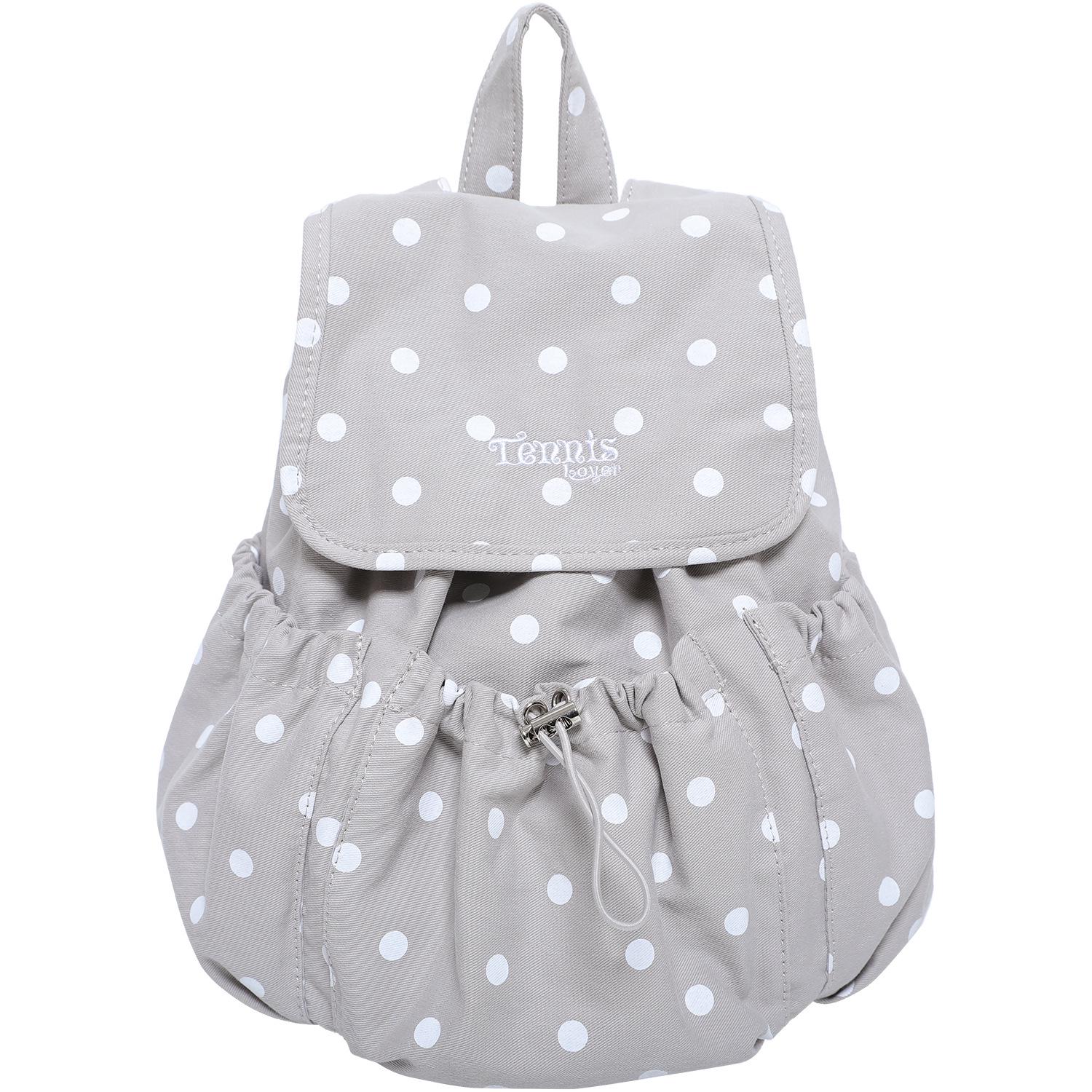 Korean-Style Leopard Print Denim Backpack - Women’s Autumn 2025 Canvas School Bag