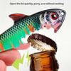 Portable Fish Shape Bottle Opener Keychain Zinc Alloy Pendant Safe for Family Gatherings and Backpacks Handbag Decors