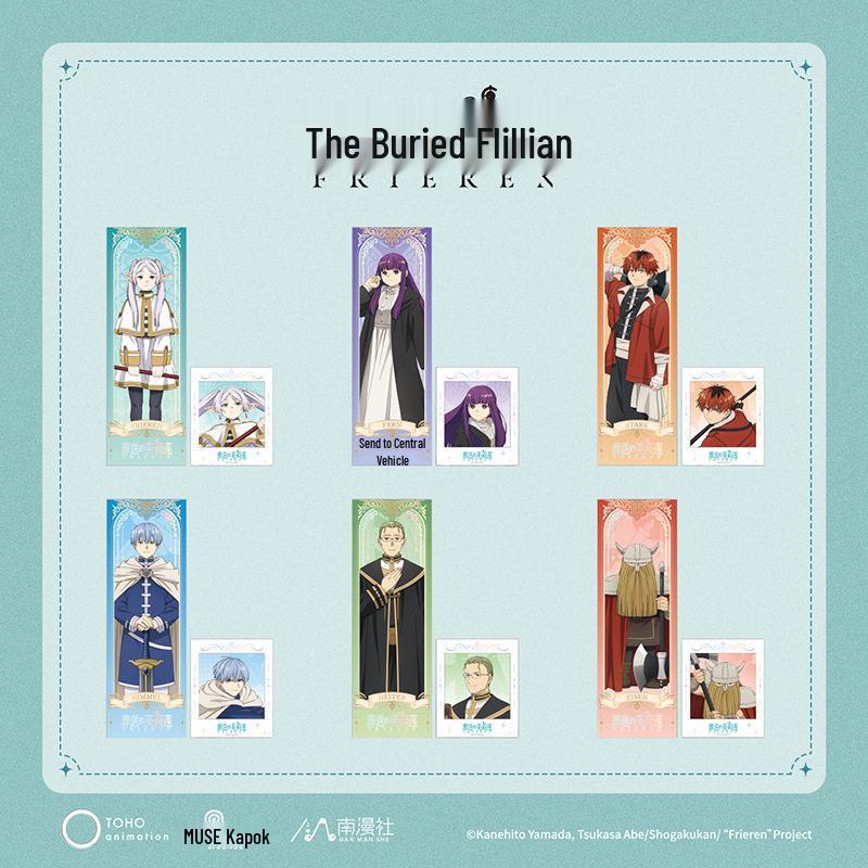 Frieren: Beyond Journey s End Vol. 2 Anime Character Polaroid Laser Ticket Set