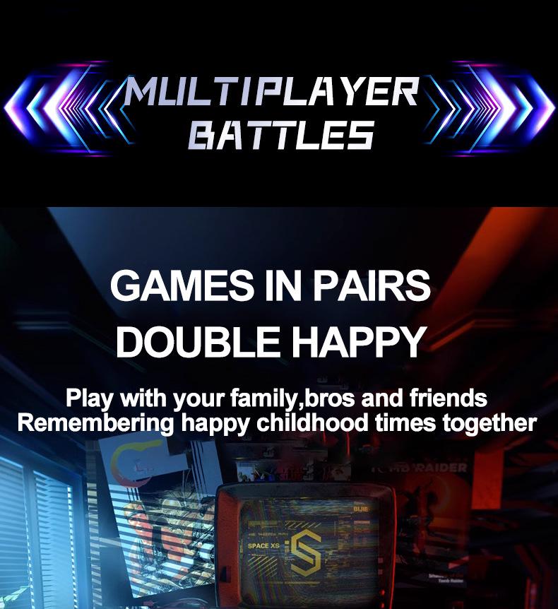 X9PRO Wireless Retro HD TV Game Console - 2.4G, HDMI, PSP, Arcade 3D Games