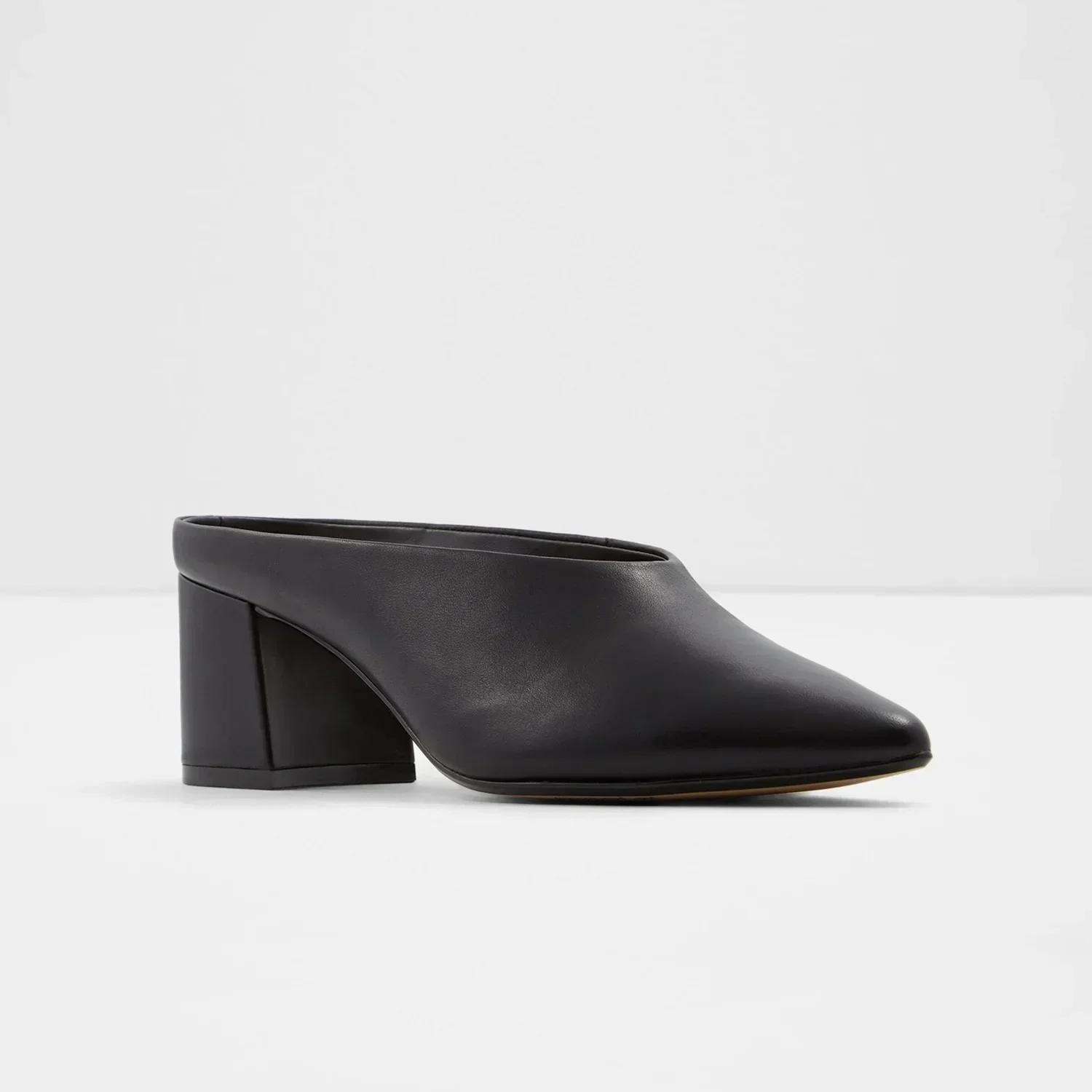 

Новые женские тапочки, сандалии, летние повседневные туфли на высоком каблуке 5 см с острым носком, элегантные черные туфли для вечеринки 35