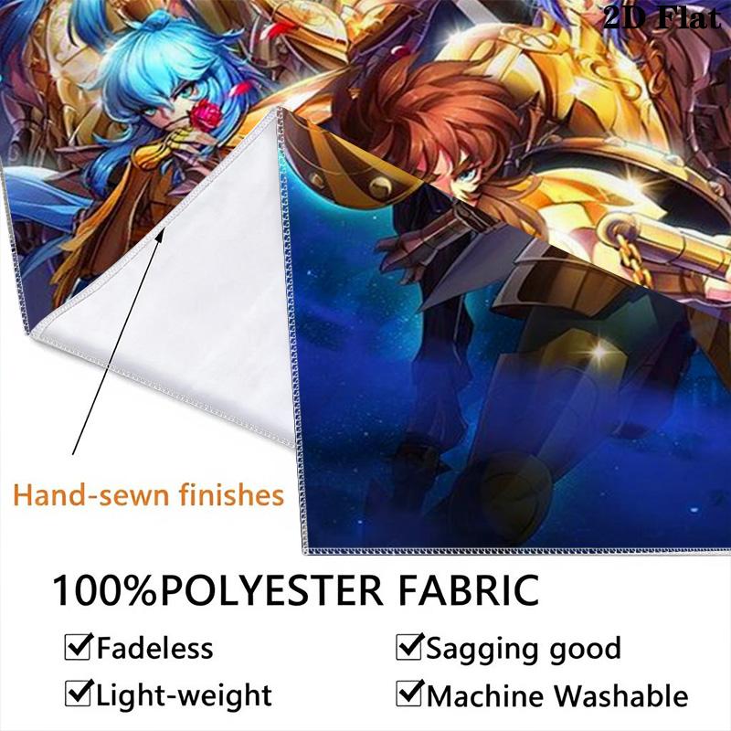 Saint Seiya Legend Continues Tapestry Background Cloth Fashion Print Background Wall Hanging Cloth Soft Christmas Gift