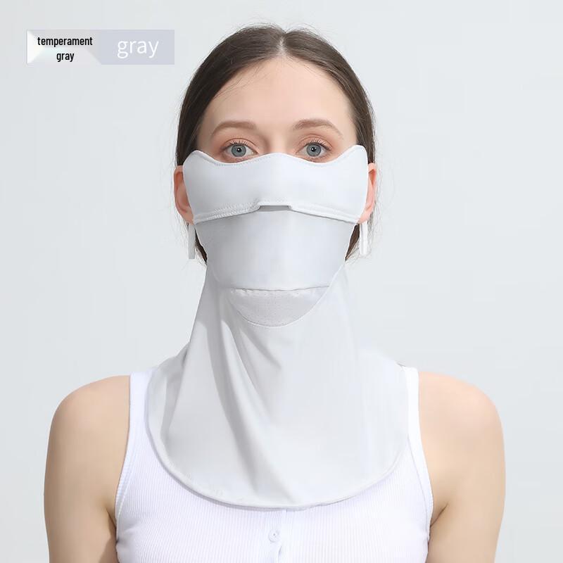 MEET SUNNY Women s Ice Silk UV Protection Face Cover One Size