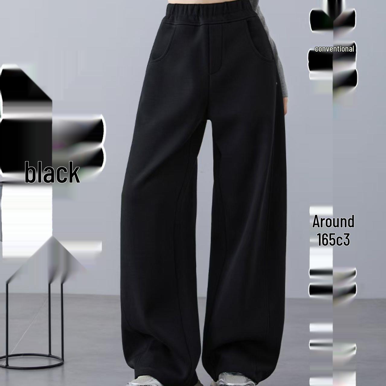 

Spring 2026 Women s High Waist Casual Wide Leg Sweatpants XL: 65-75kg