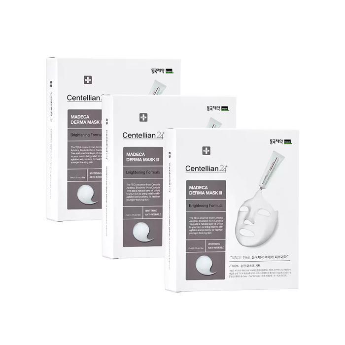 

[CENTELLIAN24] CENTELLIAN24 Madeca Pure Cotton Derma Mask 10 Sheets 3 Packs Brightening (16164166) basic