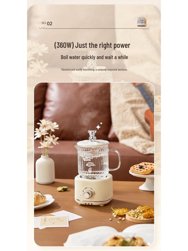 Yueerde Multi-Function Electric Heating Cup - Mini Tea & Health Pot for Office