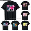 MTV Hummingbird  Tropical Flower Logo Fill Graphic TShirt