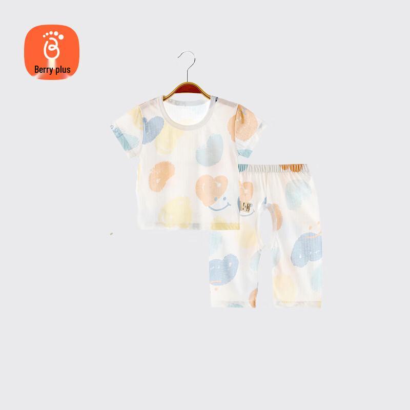 Babyprints Baby Summer Cotton Short Sleeve Pajama Set 110