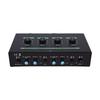 2 Channel Microphone Sound Interface Amplifier with Reverb 2 Input 48V Phantom Power Rechargeable Compact Design for