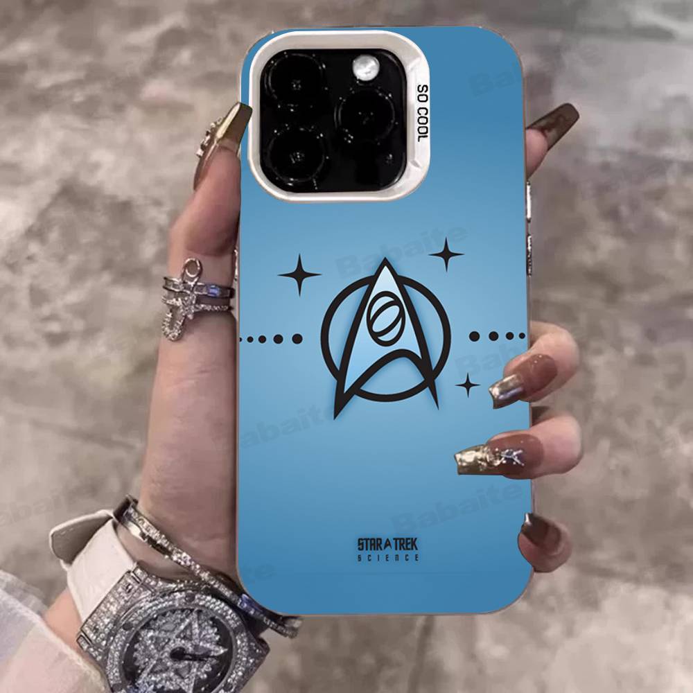 Phone Case S-Star T-Trek For iPhone 17 16e 16 15 14 13 12 11 Mini Pro Max X XR XSMAX 8 7 Air Plus Anti Fall Matte Back Cover
