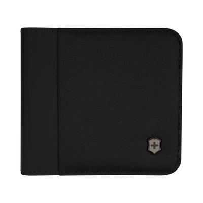 Travel Essentials Bifold with Card Case and Folding Wallet Wallet, Men's, Black, 653363,