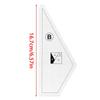 3/4/5Pcs Acrylic Quilting Rulers for Accurate Sewing and Fabric Cutting Measuring Quilting Patchwork Ruler Sewing Tool
