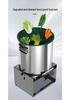 Durable Stainless Steel Bucket-Style Poultry and Vegetable Grass Chopper