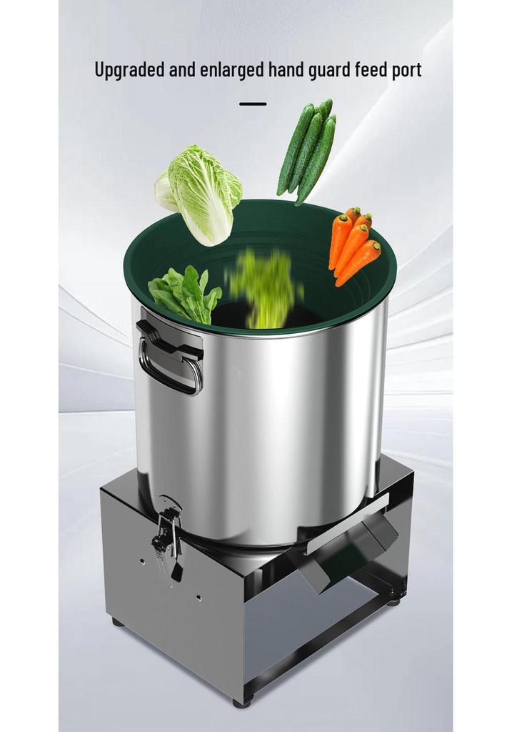 Durable Stainless Steel Bucket-Style Poultry and Vegetable Grass Chopper