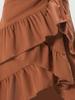 Women's Summer New Sweet Fresh High Waist Patchwork Slimming Pleated Skirt