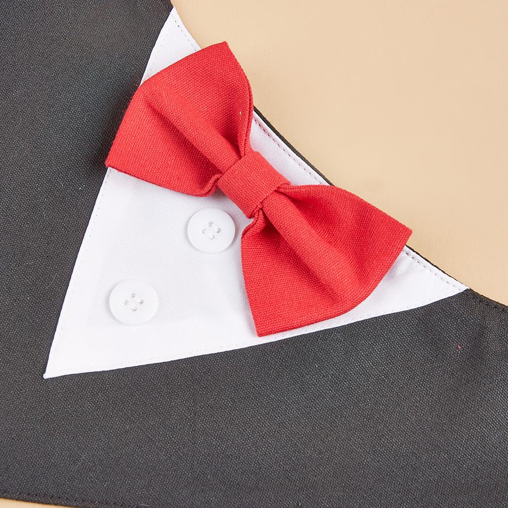 Multicolor British Style Dog Bandana - Wedding Pet Triangle Scarf