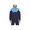 Puma Mcfc Logo Pattern Comfortable Warm Windproof Waterproof Stand Collar Color Block Jacket Men Jacket Light-Blue 756664-25