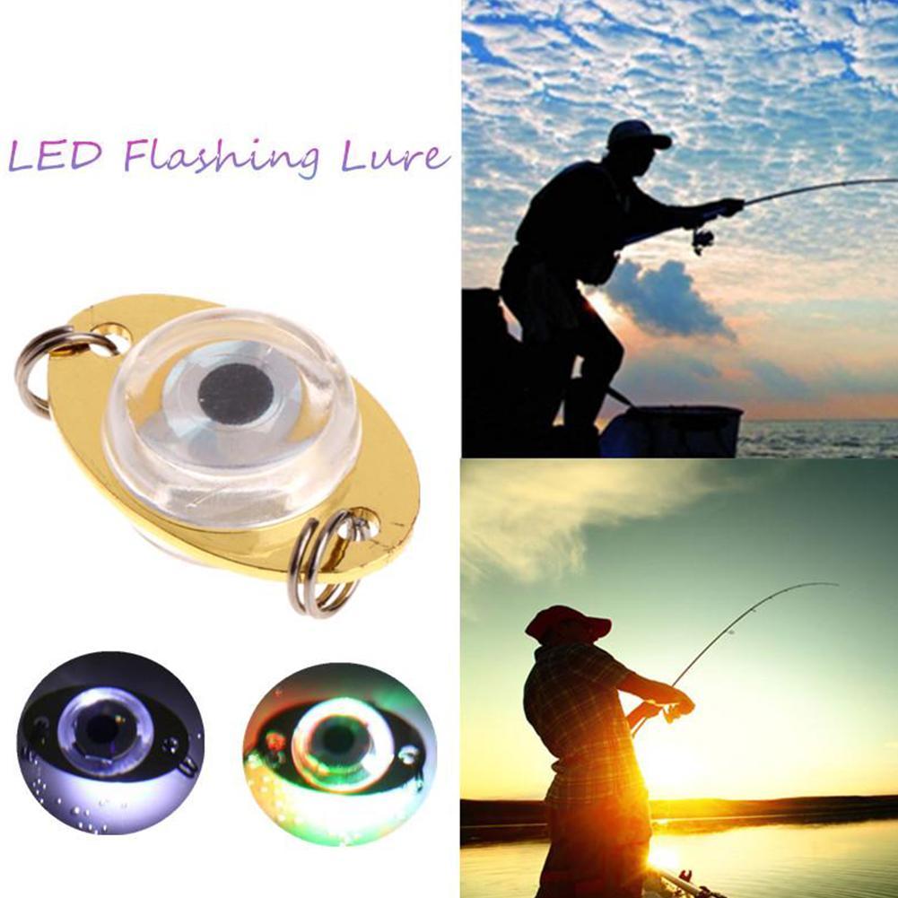 Fishing Lure Led Night Light Battery Powered Glow Underwater Lamp Fishing Eye Fish Fish Led Attracting Light Bait Underwate