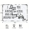 Retro Metal Wall Art for Office Living Room Outdoor, 8x12 Inch