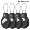 For Apple Airtag Case Hard Plastics Holder Anti-Loss Keychain With Steel Cable For Pets Collar Backpack Luggage Tag GPS Tracking